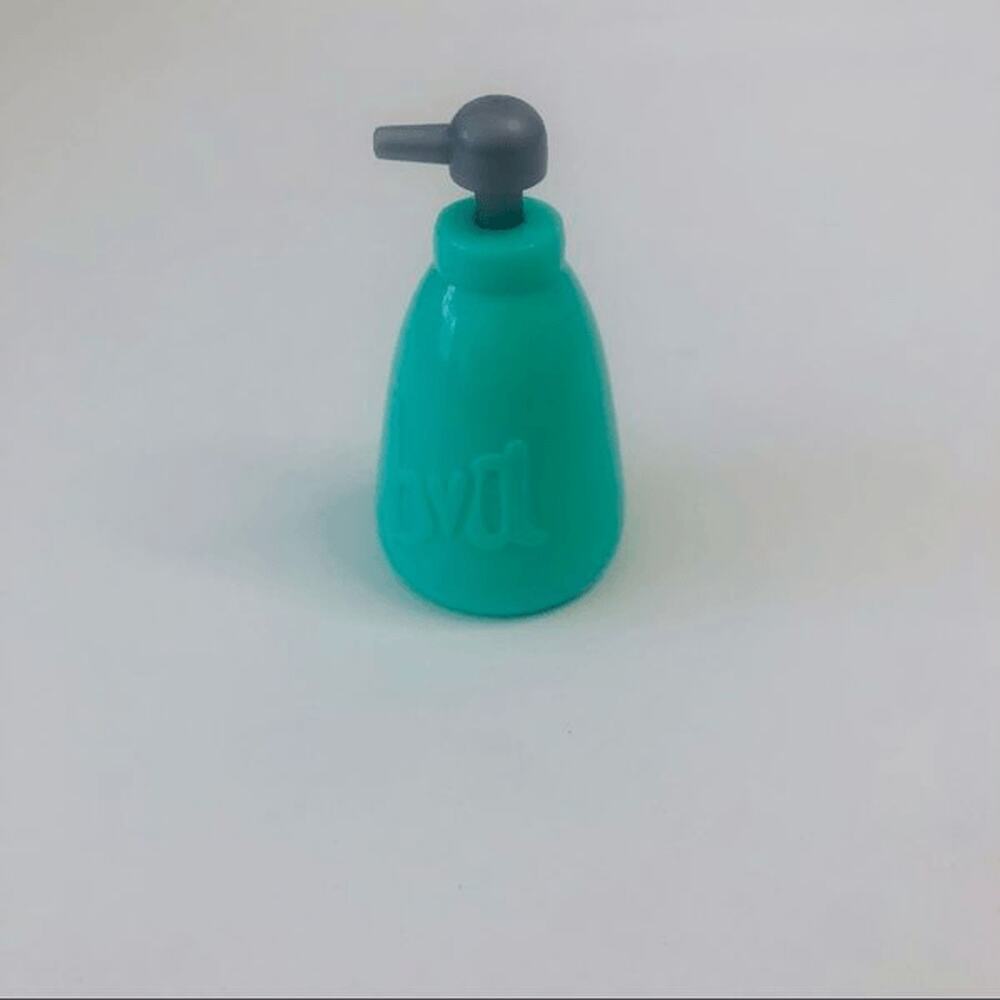 baby alive teal lotion bottle gray lid replacement bottle pretend play baby doll